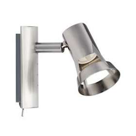 Spots Teja max, 1x10W GU10 Nickel satiné 230V Métal|Paulmann-PUA66698