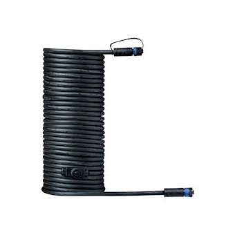 Extérieur Plug & Shine Câble 10m 1 in-2 out IP68 2x1,5qmm H07RN-F noir|Paulmann-PUA93928