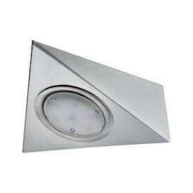 Meuble saillie kit triangle LED PIR 3x2, 8W 12V 230/12V acier bros/verre|Paulmann-PUA93572