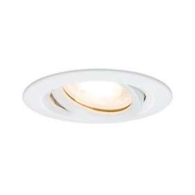 Encastré Premium Nova IP65 orientable max 1x35W GU10/GU5,3 blc/alu|Paulmann-PUA93661