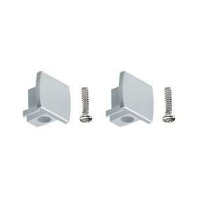 Urail embout universel Kit de 2 Chrome Métal Matière plastique|Paulmann-PUA95496
