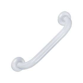 Barre d'appui droite 600 mm, tube alu. époxy D 30 mm, cache-fixations, blanche|Pellet asc-PT4049160