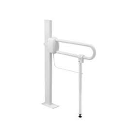 Béquille de soutien 50x700 mm pour barre relevable, tube aluminium Blanc D 30 m|Pellet asc-PT4048810