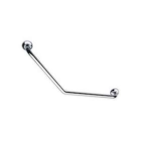 Barre d'appui 135DEG, 400x400 mm, tube laiton chromé D 25 mm, fixations invisib|Pellet asc-PT4043533