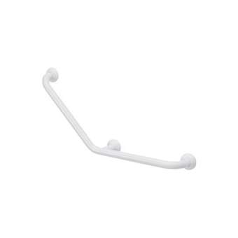 Barre d' appui coudée 135DEG, 3PF, symétrique 400x400 mm, tube alu. blanc D 30|Pellet asc-PT4049270