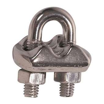 SERRE-CABLE 6mm.ETRIER INOX|Jetly-JTY550015