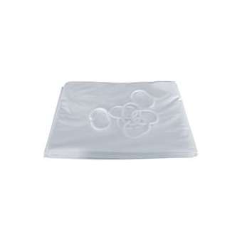 Rideau de douche 1800 x 1200 mm, 7 anneaux plastique blanc, PVC blanc, plombé|Pellet asc-PT4804120
