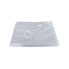 Rideau de douche 1800 x 1200 mm, 7 anneaux plastique blanc, PVC blanc, plombé|Pellet asc-PT4804120
