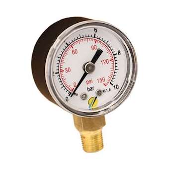 MANOMETRE SEC ABS DN40 RADIAL 1/8'G 40 BAR|Adg-AF9M40VP-40