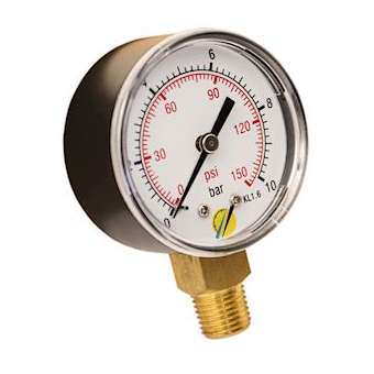 MANOMETRE SEC ABS DN50 RADIAL 1/4'G 1 BAR|Adg-AF9M50VP-1