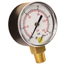 MANOMETRE SEC ABS DN50 RADIAL 1/4'G 1 BAR|Adg-AF9M50VP-1