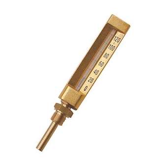 THERMOMETRE DROIT HAUTEUR 200MM - PLONGEUR 100MM -30+50DEGC|Adg-AF9TI200V1-30+50