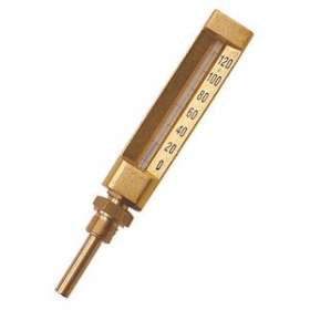 THERMOMETRE DROIT HAUTEUR 150MM - PLONGEUR 100MM 0+120DEGC|Adg-AF9TI150V1-120