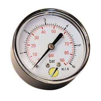 MANOMETRE SEC ABS DN63 AXIAL 1/4'G 6 BAR|Adg-AF9M63AP-6