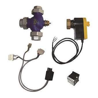 Vanne 3 voies d'inversion pour eau chaude sanitaire avec kit câblage|De Dietrich-DDQ100009229