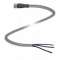 Cordon M8 3B Femelle Droit Longueur 10M PVC