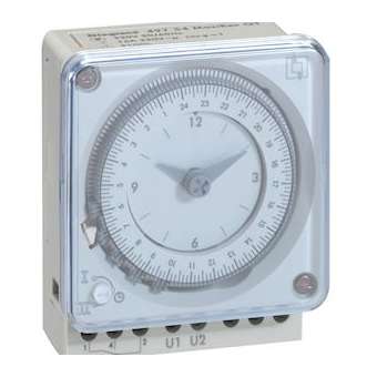 Inter horaire programmable analogique 72x72mm journalier - connexion à vis|Legrand-LEG049754