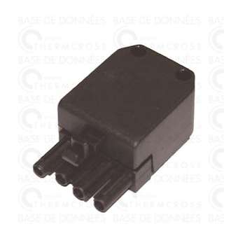 Connecteur monté mâle 4 pôles|Diff-VLL803040