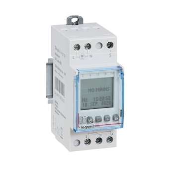 Interrupteur horaire astronomique programmable Bluetooth 230V~ - 1 sortie 16A|Legrand-LEG412723