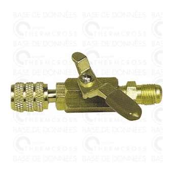 Vanne jaune M1/4' SAE x F1/4' SAE|Diff-VLL905077