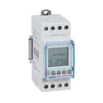 Interrupteur horaire astronomique programmable Bluetooth 230V~ - 2 sorties 16A|Legrand-LEG412724
