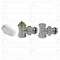 Kit équipement radiateur 3/8' équerre