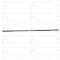 Canne chromée L1000x16mm