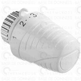 Tête thermostatique THERA4 classic blanche point zéro|Diff-VLL99918