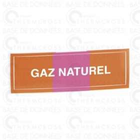 Étiquette souple adhésive gaz naturel|Diff-VLL907250