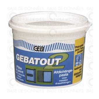 Pâte d'étanchéité filets GEBATOUT 2 pot 500g|Diff-VLL901330