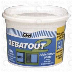 Pâte d'étanchéité filets GEBATOUT 2 pot 500g|Diff-VLL901330