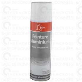 Peinture aluminium haute température aérosol 650/400ml|Diff-VLL904423