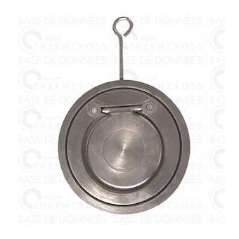 Clapet simple battant sandwich acier zingué DN65|Diff-VLL110265