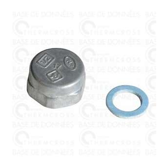 Écrou bouchon et joint gaz naturel F1/2'|Diff-VLL90123