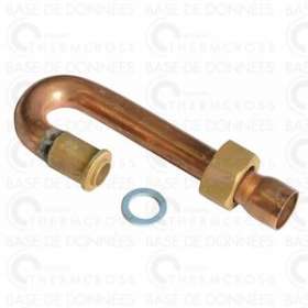 Raccord coude à 180DEG F1/2'XCU14|Diff-VLL90104