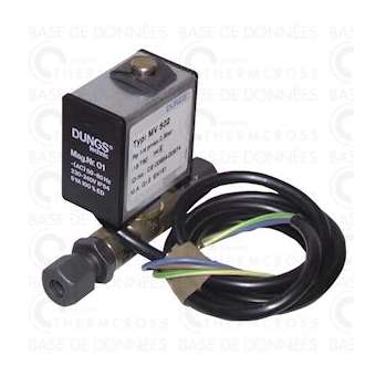 Électrovanne gaz MV502 raccord olive 8mm|Diff-VLL105130