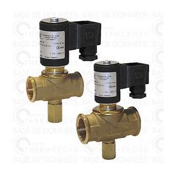 Électrovanne gaz M16 RM NF 500mb FF3/4' 230Vac|Diff-VLL105401