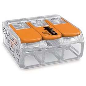 Borne WAGO 221 Mini 3x4mm² à leviers souple & rigide|Wago contact-WAG221-413