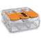 Borne WAGO 221 Mini 3x4mm² à leviers souple & rigide|Wago contact-WAG221-413