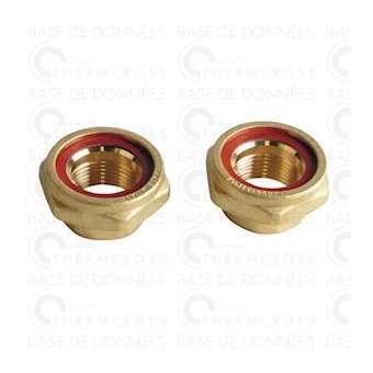 Kit raccord union laiton F1'1/2xF1'|Diff-VLL529972-GR