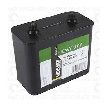 Pile batterie (PORTO) 6V|Diff-VLL920010