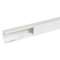 Goulotte distribution Viadis 90x60mm-Fond+couvercle-1 compart-Longueur 2m-Blanc