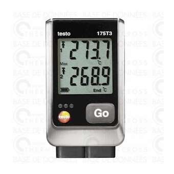 Enregistreur de température Testo 175-t3|Diff-VLL05721753-TE