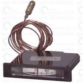 Thermomètre rectangulaire 20DEG à 120DEGC|Diff-VLL606002