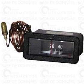 Thermomètre rectangulaire 20DEG à 120DEGC|Diff-VLL606010