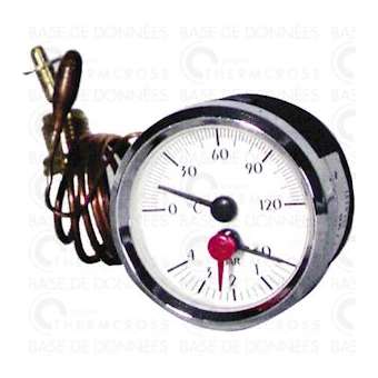 Thermomanomètre 0 à 120DEGC - 0 à 6b|Diff-VLL606017