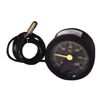 Thermomètre rond 0DEG à 120DEGC D43mm cap 1500 gainé|Diff-VLL606043