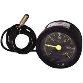 Thermomètre rond 0DEG à 120DEGC D43mm cap 1500 gainé|Diff-VLL606043