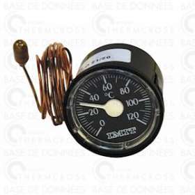 Thermomètre rond 0DEG à 120DEGC D43mm|Diff-VLL606051