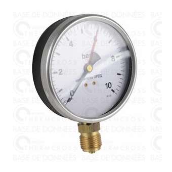 Manomètre radial sec 0-10b D100mm|Diff-VLL606135